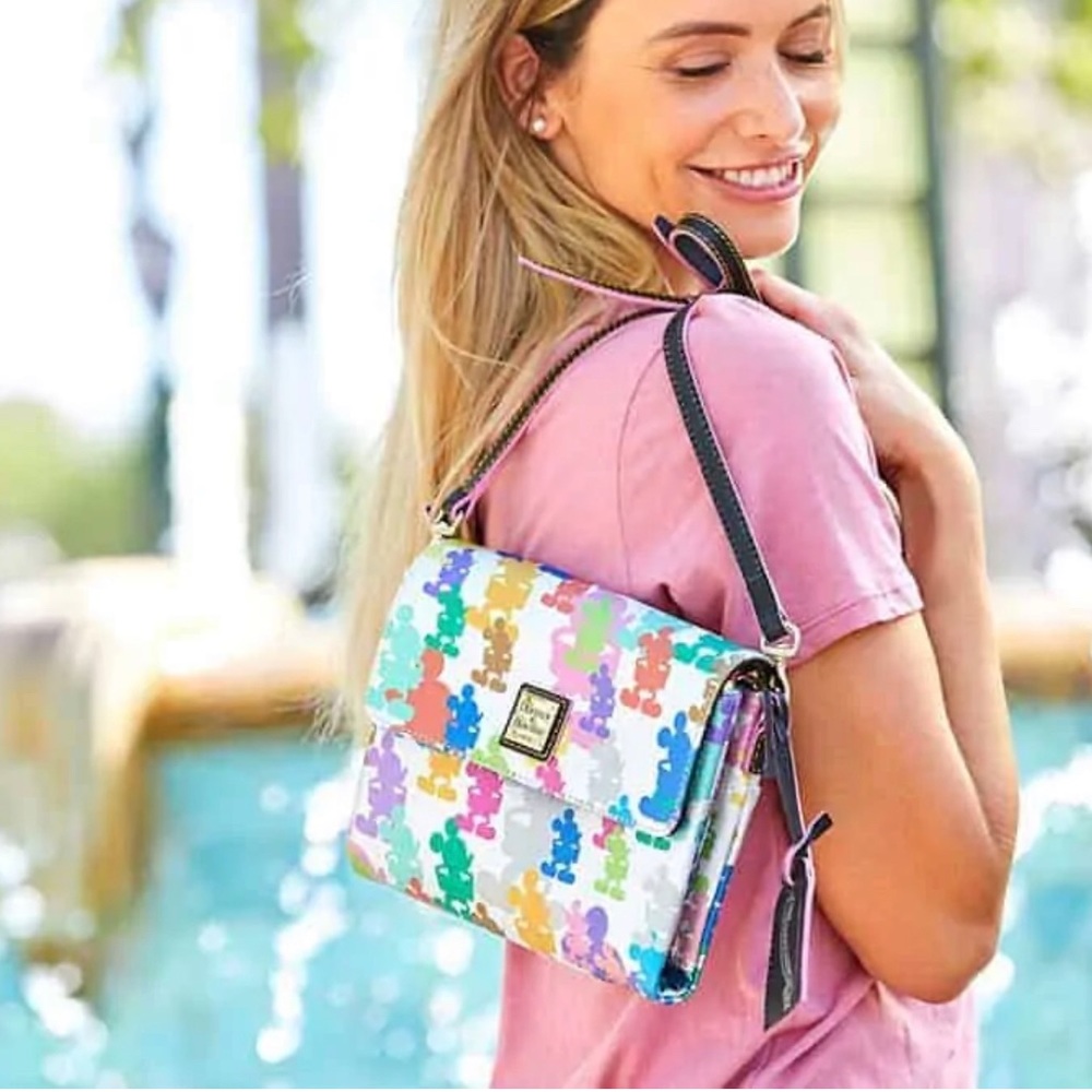 Dooney & Bourke Disney Silver Wonder Mickey Mouse Crossbody - 10th Anniversary